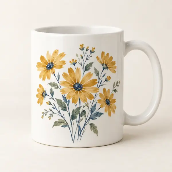 Golden Meadow Ceramic Mug — main product view