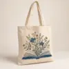 Reading Garden Natural Cotton Tote — main product view
