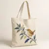 Little Wren Natural Cotton Tote — main product view