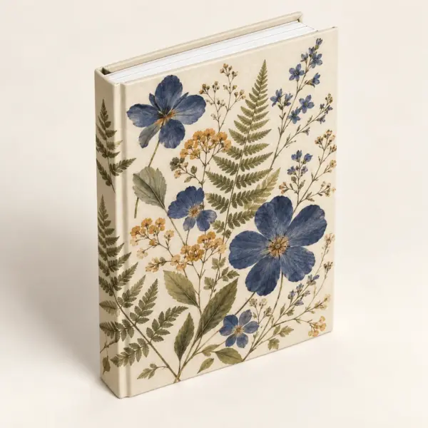 Quiet Herbarium Matte Hardcover Journal — alternate detail view