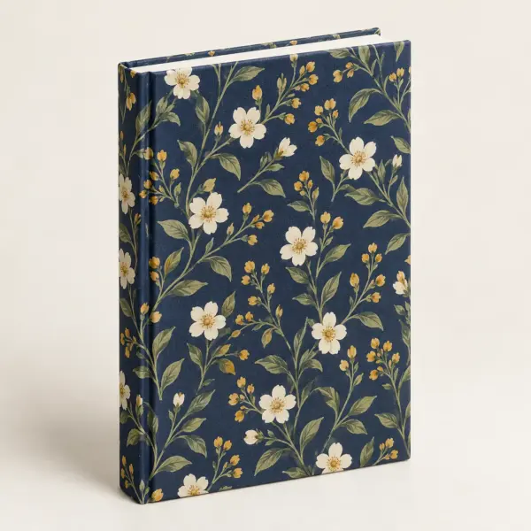 Blue Hour Garden Matte Hardcover Journal — main product view