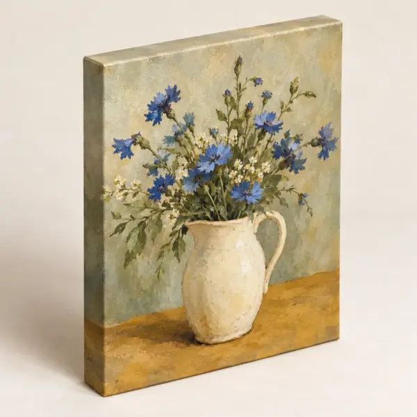 Garden Still Life Stretched Canvas Print — alternate detail view