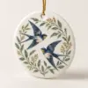 Homeward Birds Ceramic Keepsake Ornament — main product view