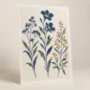 Botanical Lines Matte Art Poster — main product view