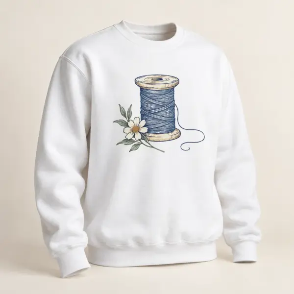 Thread and Bloom Printed Crewneck Sweatshirt — main product view